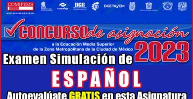 Examen de Español Resuelto COMIPEMS 2023 Simulacro Online y Descarga GUÍA en PDF