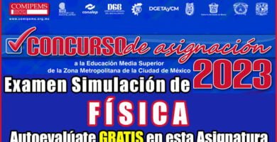 Examen de Física Resuelto COMIPEMS 2023 Simulacro Online y Descarga GUÍA en PDF
