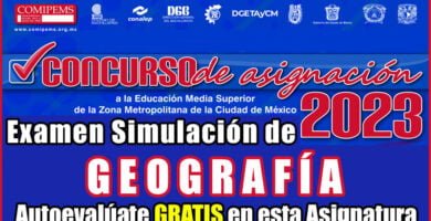 Examen de Geografía Resuelto COMIPEMS 2023 Simulacro Online y Descarga GUÍA en PDF
