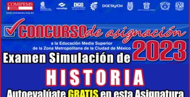 Examen de Historia Resuelto COMIPEMS 2023 - Simulacro Online y Descarga GUÍA en PDF
