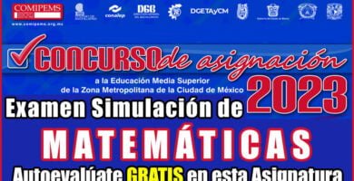 Examen de Matemáticas Resuelto COMIPEMS 2023 Simulacro Online y Descarga GUÍA en PDF