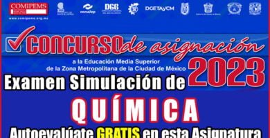 Examen de Química Resuelto COMIPEMS 2023 Simulacro Online y Descarga GUÍA en PDF