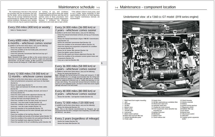 Esquemas y Diagramas para el Volkswagen GOLF y JETTA 1984-1992