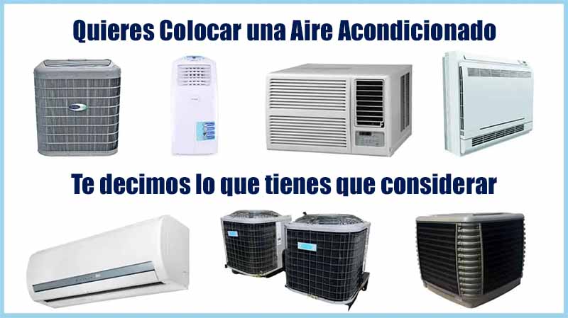 Que Considerar antes de Instalar un Aire Acondicionado te decimos TODO