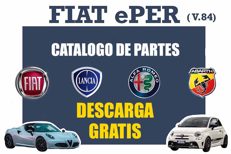 Descargar Catalogo de Partes ePER para autos FIAT, Alfa Romeo, LANCIA y Abarth