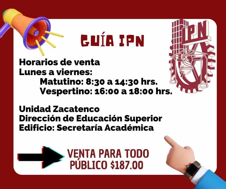 Comprar Guia IPN 2024 - guia de examen ipn 2024