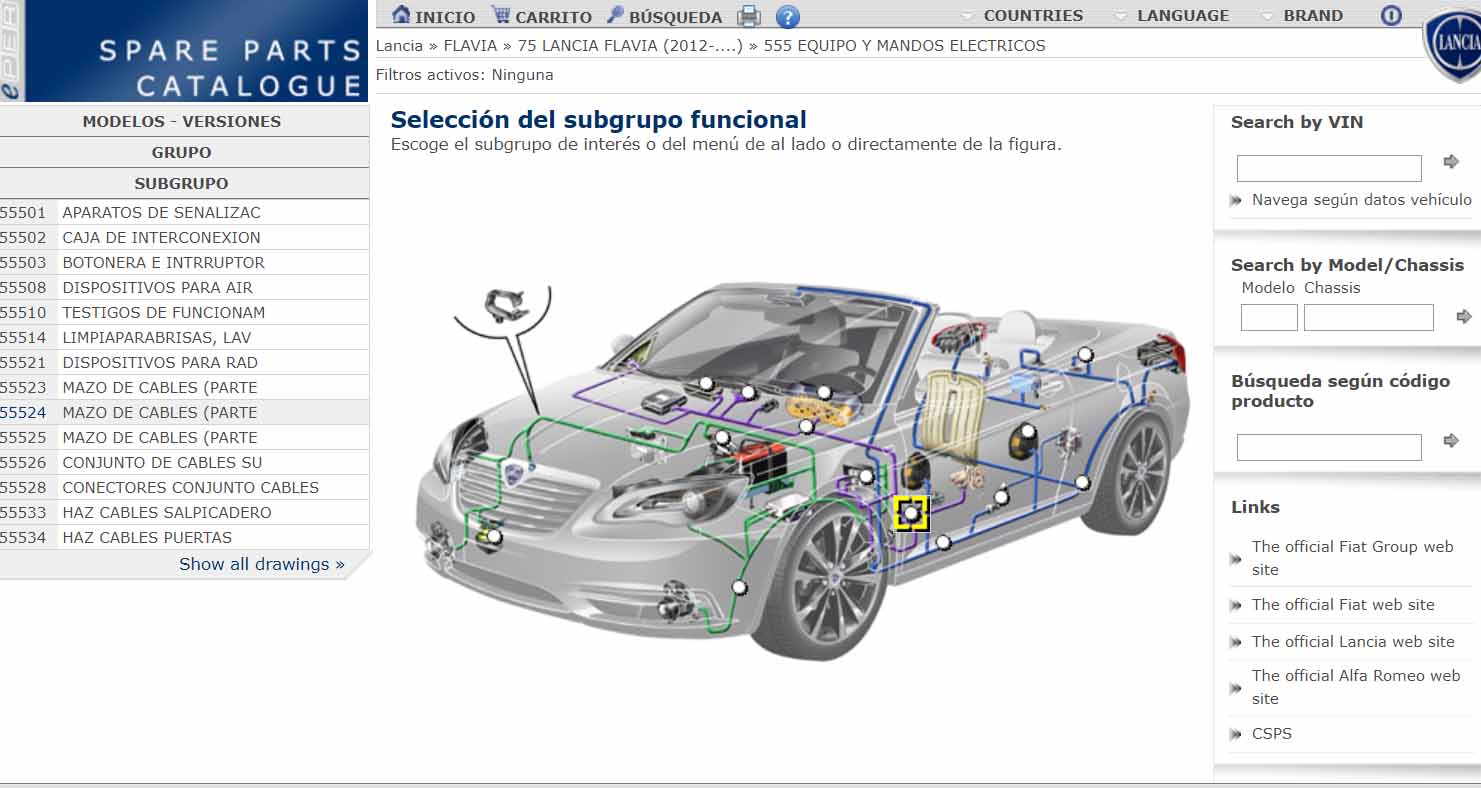 Catalogo de Recambios Autos FIAT ALFA ROMEO LANCIA Y ABARTH