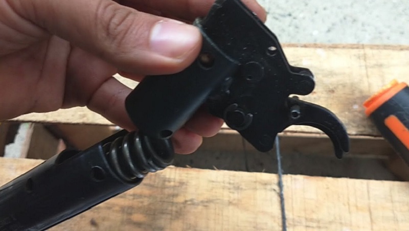 Desmontaje e una carabina de aire