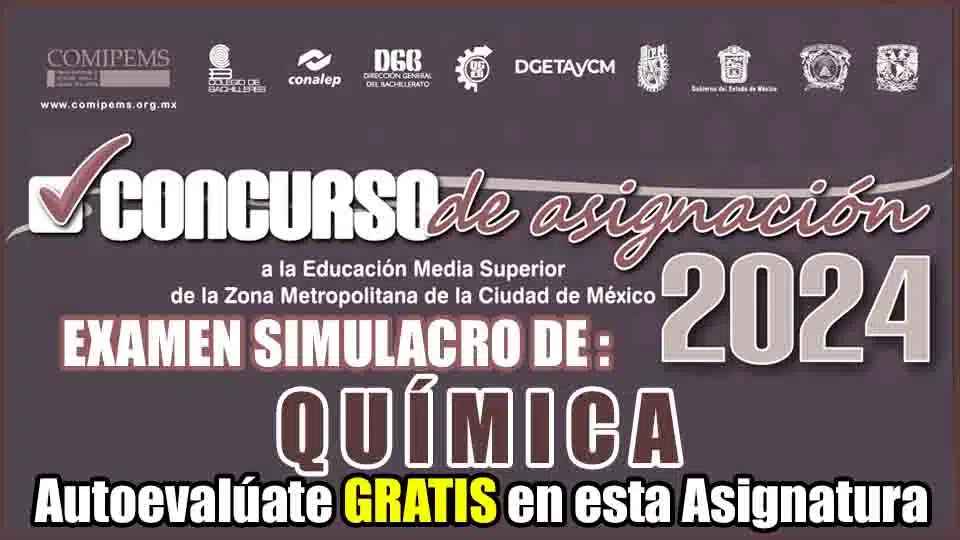 Comipems Chemistry simulator exam