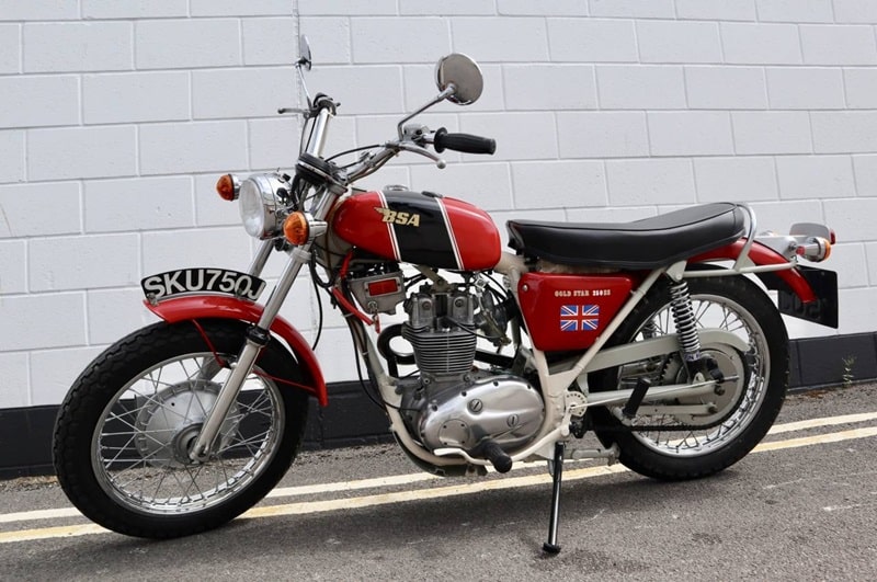 Descargar el Manual de Taller Moto BSA B25SS Gold Star 1971 PDF gratis